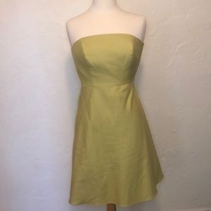 Ann Taylor Chloe Silk Strapless Dress Wedding